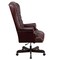 Flash Furniture Executive Chair Fixed Arms, 20" to 23" Height, Leather, Burgundy CI-360-BY-GG - alternate 7